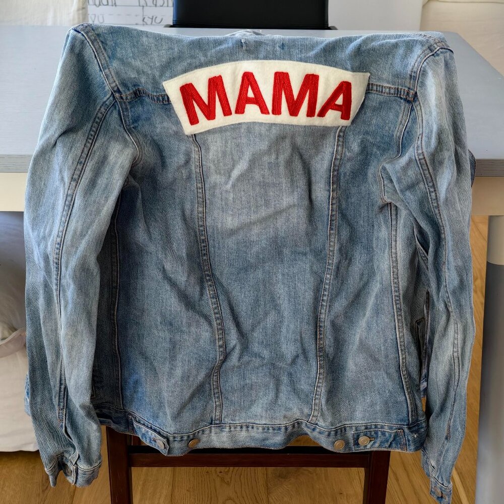 MAMA Denim Jacket Ingrid & Isabel